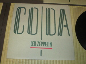 LED ZEPPELIN レッド・ツェッペリン CODA 最終章 米 LP カット盤 ジミーペイジ ロバートプラント ジョンボーナム ジョンポールジョーンズ