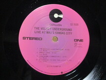 Velvet Underground ヴェルヴェット・アンダーグラウンド LIVE AT MAX'S KANSAS CITY マクシズ・カンサス・シティ LP LOU REED ルーリード_画像4