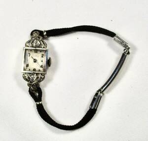 * 14KWG / dia for lady wristwatch hand .1950 period Switzerland made 