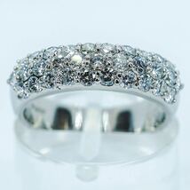 ★1円スタ！超豪華な【1.00ct】PT900 6.9g ♯10 プラチナ ラウンドカット レディース ダイヤモンドリング Diamond Ring ユニセックス 指輪_画像2