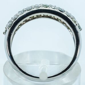 ★1円スタ！超豪華な【1.00ct】PT900 6.9g ♯10 プラチナ ラウンドカット レディース ダイヤモンドリング Diamond Ring ユニセックス 指輪の画像4