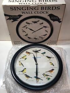 SINGING BIRDS WALL CLOCK