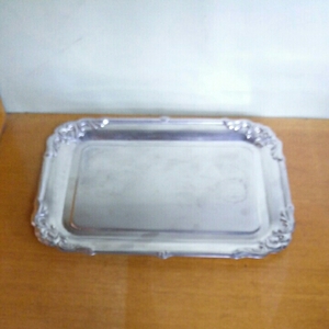  Showa Retro #nipponia 18-8 stainless steel tray ( O-Bon )