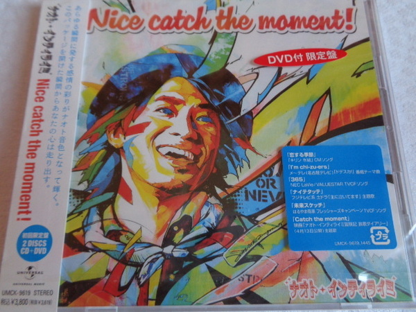 送料込　新品　初回限定盤　ナオトインティライミ【Nice catch the moment!】ＣＤ＋ＤＶＤ