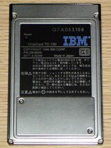 IBM ChipCard TC-100 チップカード 動作OK_画像4