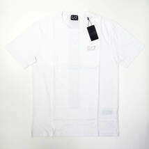 新品正規品 Emporio Armani EA7 エンポリオ アルマーニ 3LPT32 PJ02Z ホログラム バックプリント Tシャツ ホワイト L_画像3