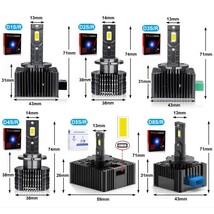 送料無料☆ 6500K 9000LM 40W キャンセラー内蔵 業界初 一体型 BMW 車検対応 2個 D1.D2.D3.D4.D5.D8 純正HIDをLED化 無加工交換_画像5