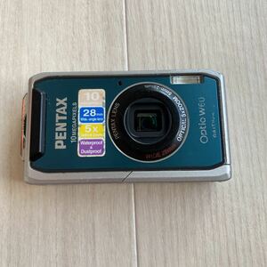 ●難あり PENTAX Optio W60 ペンタックス オプティオ 防水 デジタルカメラ デジカメ 送料無料 D1985