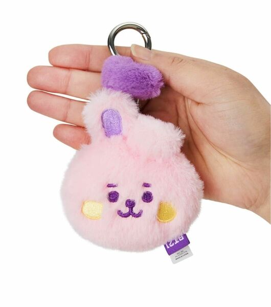 BT21 パープルハート　ベビー　バッグチャーム　COOKY