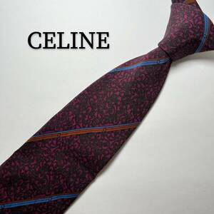  Celine CELINE silk purple Macadam total pattern height . high brand purple 