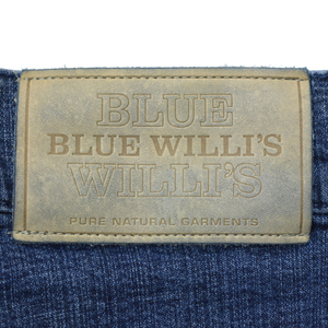 デンマーク製 BLUE WILLI'S ブルーウィリーズ ピグメント加工 5P デニム パンツ ジーンズ インディゴ size.32