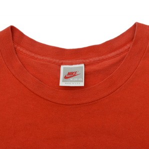 90s usa vintage NIKE ナイキ 銀タグ ロゴプリント Tシャツ usa製 size.M の画像4