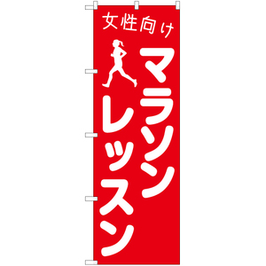 のぼり旗 2枚セット 女性向けマラソンレッスン AKB-1103