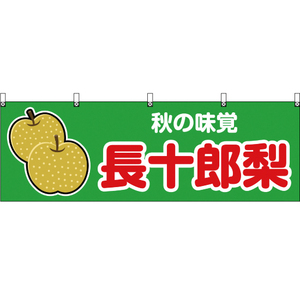 横幕 2枚セット 秋の味覚 長十郎梨 (緑) YK-86