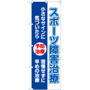 のぼり旗 2枚セット スポーツ障害治療 YN-6522