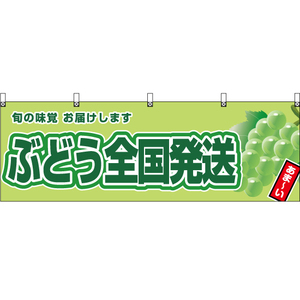 横幕 2枚セット ぶどう全国発送 (黄緑ぶどう) YK-955