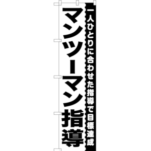 のぼり旗 マンツーマン指導 SKES-1204