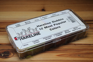 Hareline Dubbin 12 Most Popular Colors ディスペンサー