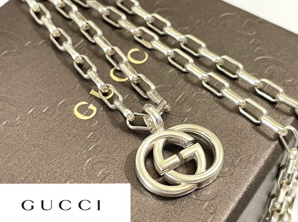 ヤフオク! -「シルバー ☆gucci☆ インターロッキングg ネックレス
