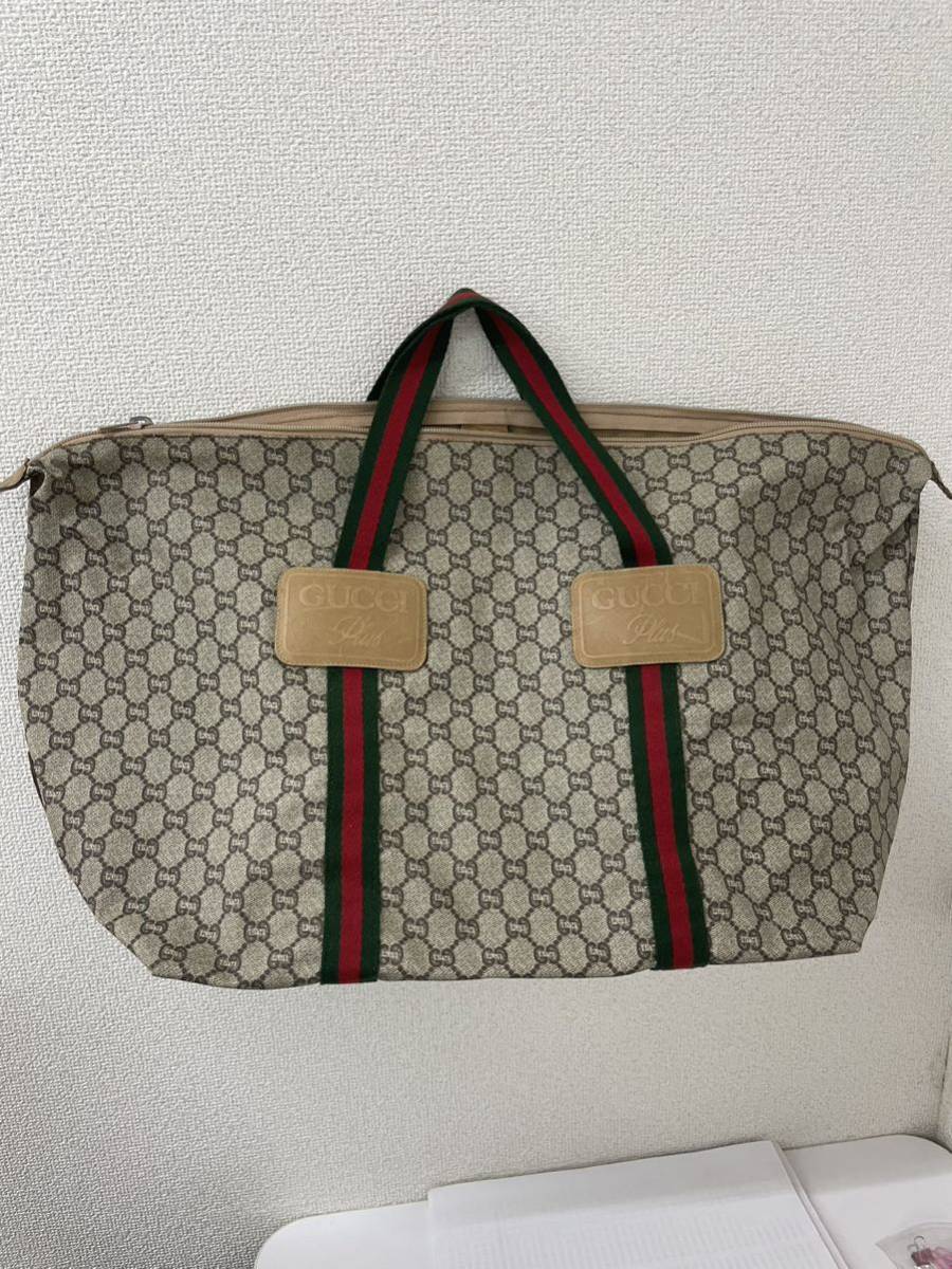 希少 GUCCI 旅行カバン トラベルバッグ ボストンバッグ-