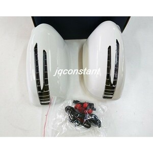  Benz W221 W219 W216 for previous term LED Arrow winker door mirror cover white 650 painting 