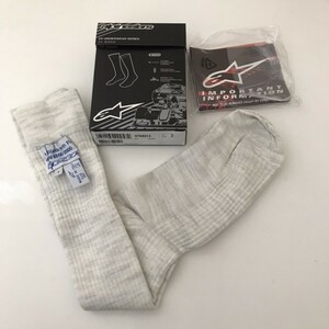 alpinestars( Alpine Stars )ZX SOCKS/ socks 4704313 20 S size white WHITE [ FIA8856-2000 official recognition ]