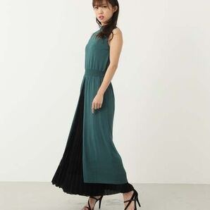 リエンダ Front Slitブラウジング ワンピース ロングトップス サマーニット レイヤード