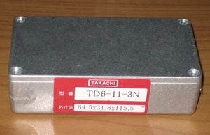 [未開封新品] アルミダイキャストボックス TD6-11-3N (ギターエフェクタ等用ケース) 送料350円