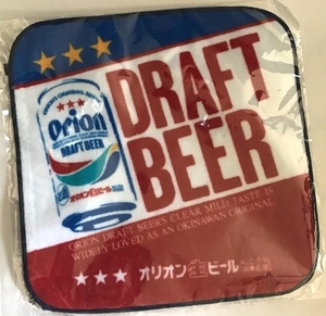 即決！沖縄限定☆オリオンビール「DRAFT BEER」ミニタオル