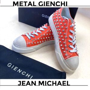 定価5.5万円★METAL GIENCHI新品JEAN MICHAEL鋲スニーカー