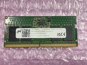 Micron PC5 4800B 8GB ノートPC SO-DIMM DDR5