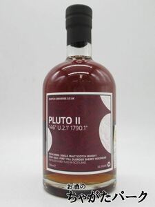  Pluto II 12 year 2010 146° U.2.1* 1790.1~ ( Scotch Universe ) 56.3 times 700ml # valve(bulb) rare . it seems 