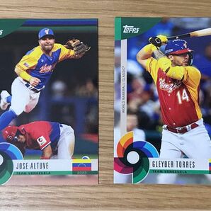 JOSE ALTUBE, GLEYBER TORRES TOPPS WBC