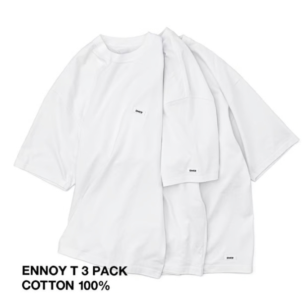 ヤフオク! -「ennoy 3pack t-shirts」の落札相場・落札価格