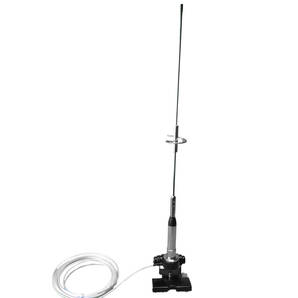 144/430MHz帯 ハッチバック/トランクアンテナ基台 SC316(1.5D-2V相当)MJL-MP接栓付 同軸ケーブル5m 45㎝デュアルアンテナ PayPayフリマ対応