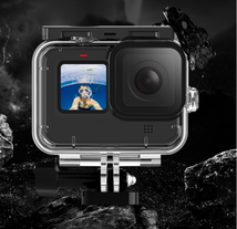 【国内発送・送料無料】GoPro12/GoPro11/GoPro10/GoPro9 ハウジングケース 水深60m 防水ケース ゴープロ 防水防塵保護 ウォータースポーツ_画像2