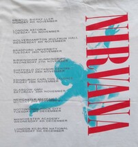 X'MAS SALE ¥1スタ オークション ニルヴァーナ ネバーマインド ユーロツアー バンド Tシャツ サイズ L BJORK NIRVANA NIN SONIC YOUTH _画像4