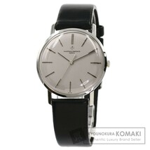 VACHERON CONSTANTIN ヴァシュロン・コンスタンタン 6563 ラウンドフェイス 腕時計 ステンレススチール 革 メンズ 中古_画像1