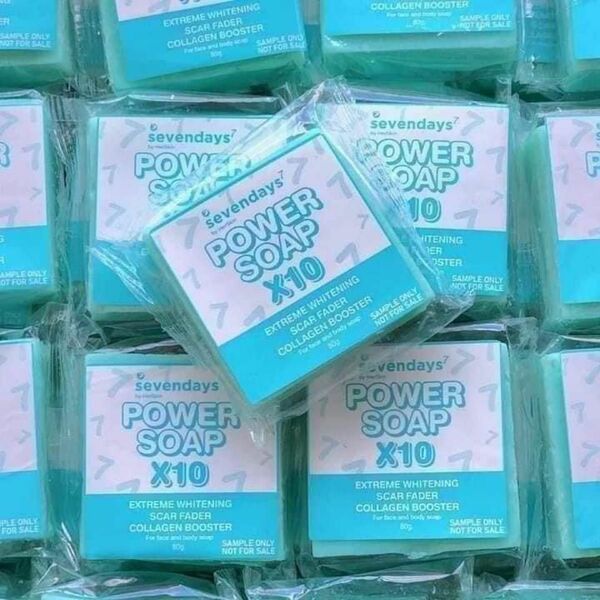 Sevendays Power soap 10x whitening by kath melendez(3pcs)