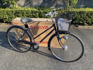 貴重☆ARAYA　おまかせアウティング・トライ　27型内装4段　デッドストック　未使用車　おどロック　黒系　アラヤ