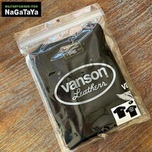 VANSON バンソン NVST-2324 ドライ 半袖Ｔシャツ ブラック 黒 Mサイズ フライングスター ドライ生地 吸汗速乾 UVカット トップス メンズ_画像6