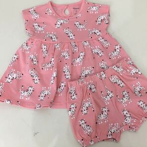 新品■PekkLe ペックル 女の子 半袖&パンツ 4点セット 12M/1歳 70-80 可愛い♪の画像3