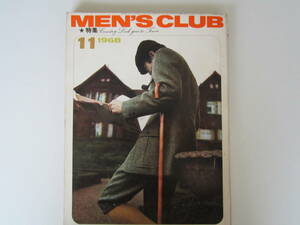MEN'S CLUB '68　 11月号　VOL.84（昭和43年発刊）（IVY VAN 60'S 昭和レトロ）