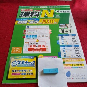 え-055 理科N 6年前 基礎・基本から活用まで 問題集 プリント ドリル 小学生 国語 算数 英語 テキスト テスト用紙 文章問題 文溪堂※11