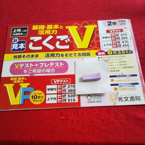 か-018 基礎・基本と活用力 こくごV 2年 上刊 問題集 プリント ドリル 小学生 国語 算数 英語 テキスト テスト用紙 文章問題 光文書院※11