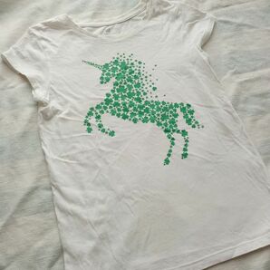 150(XL)◆GAPKIDS◆半袖Tシャツ◆白ホワイト◆ユニコーン