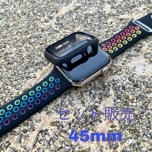 Apple Watch Series 8 7 Apple Watch バンド　iwatch カバーケース45mm