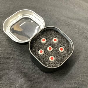 LUXE by Martin Liquid Metal Bridge Pins Turkish Emery (Dark Gray) Red Dot ( 18APP0005 фиксатор струны )[ три статья магазин ]