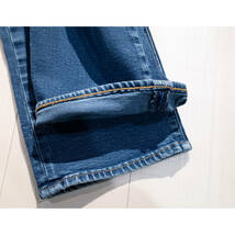 【ストレッチ】W32×L32 / Levi’s 501 リーバイスプレミアム ボタンフライ ストレートデニム ジーンズ 革パッチ ビッグE Y2K 美品_画像8