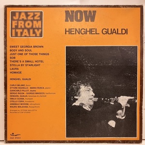 ●即決LP Henghel Gualdi / Now Cle21022 ej3395 伊オリジナル エンゲル・グァルディ